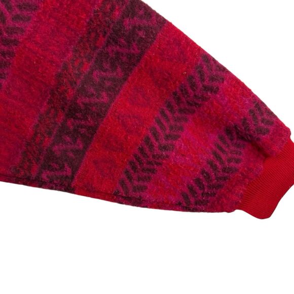 Vintage Express French Country Medium Pullover Fleece Jacket Hoodie Womens - Picture 15 of 15